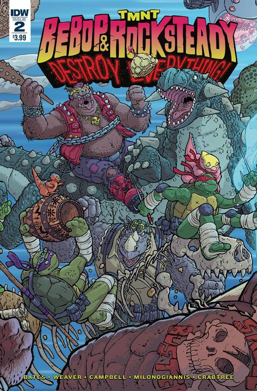 Teenage Mutant Ninja Turtles - Bebop & Rocksteady Destroy Everything #1-5 (2016) Complete