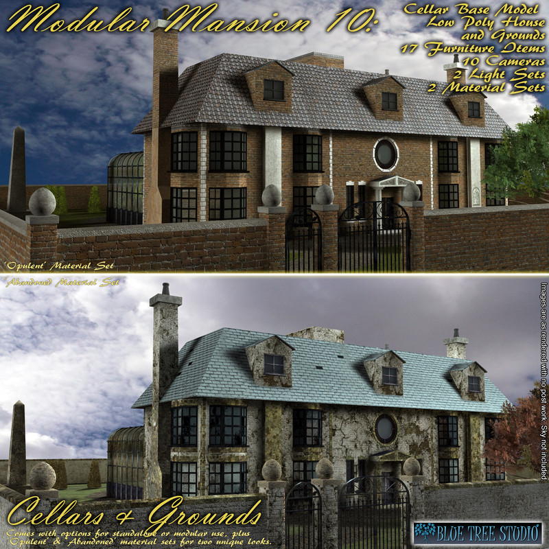 Modular Mansion 10: Cellars and Grounds