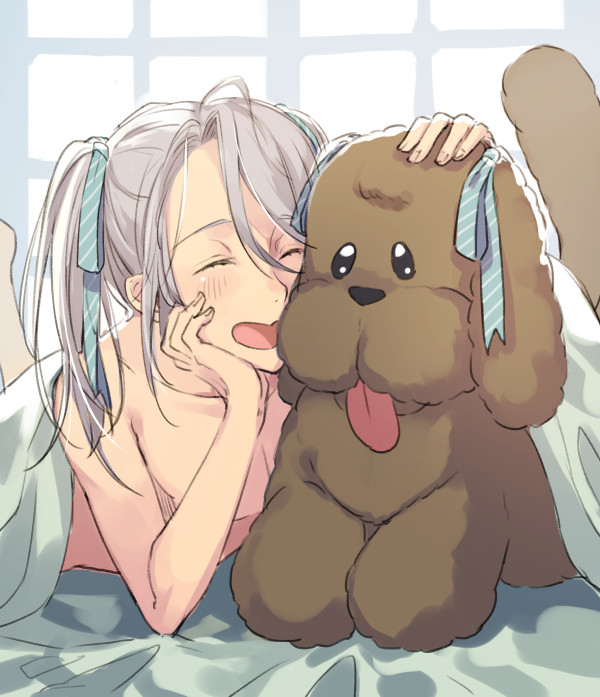 makkachin_and_viktor_nikiforov_yuri_on_ice_drawn_by_momo_22081