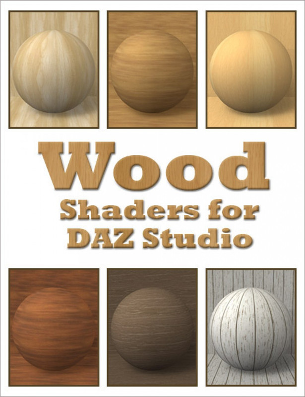 Wood Shaders for DAZ Studio