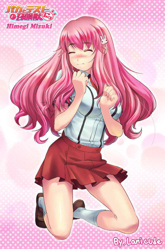 himeji_mizuki_baka_to_test_to_shoukanjuu_drawn_by_loneteel_68