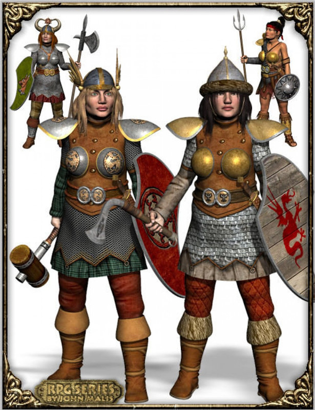 RPG Series Part 3: Female Dwarf Warriors