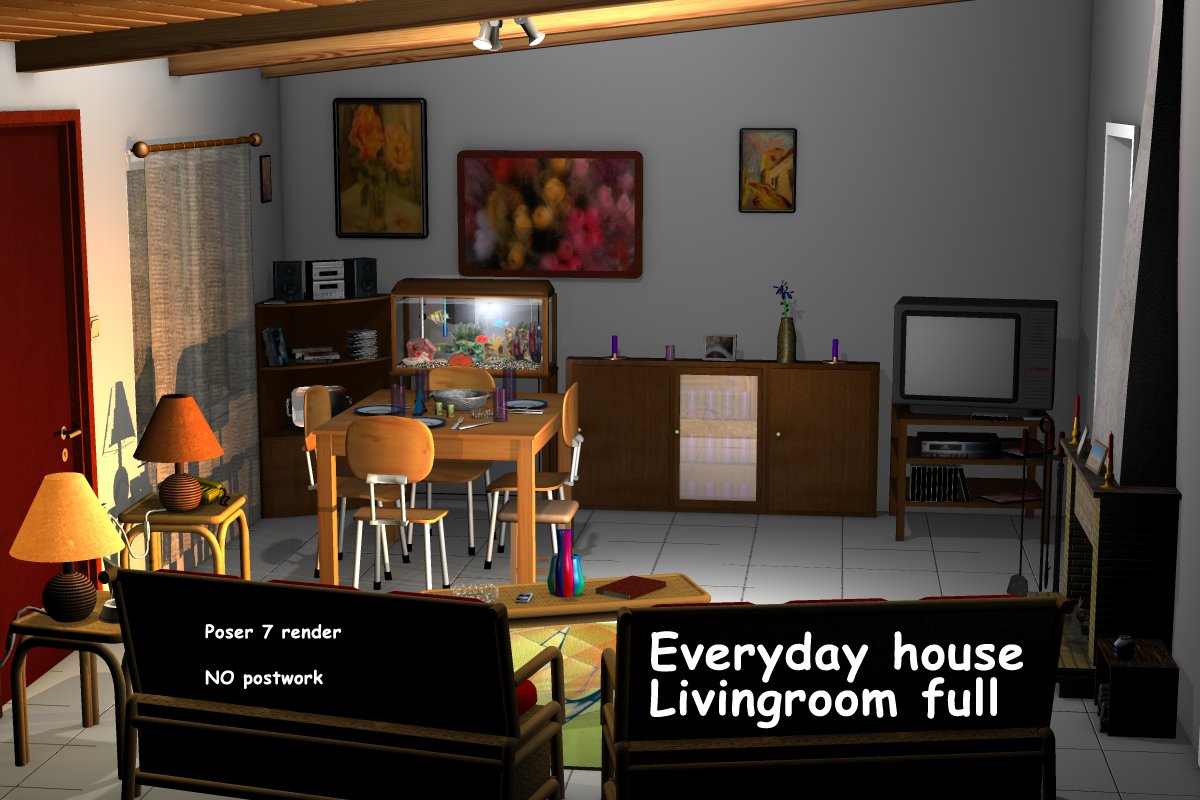 Everyday house – Living Room Full