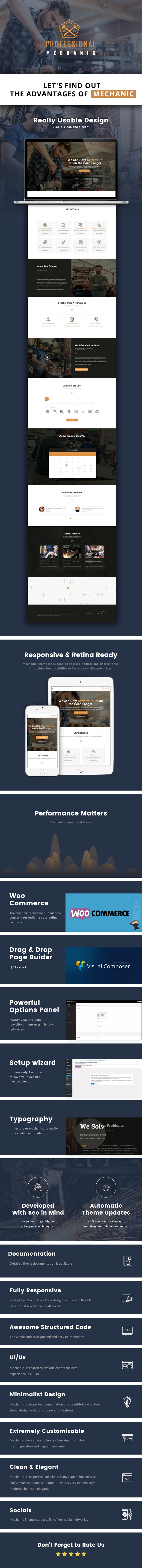 Mechanic |  Auto Repair WordPress Theme - 1