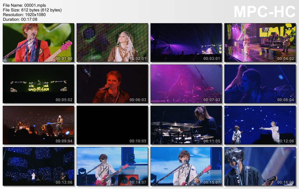 DVD Konser L`Arc~en~Ciel, TERLENGKAP! TERMURAH! TERUPDATE! Format ISO, MKV, AVI,etc