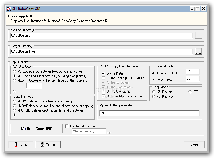 Your owner file. Robocopy gui. IPG Robocopy. Windows Robocopy. Robocopy log.