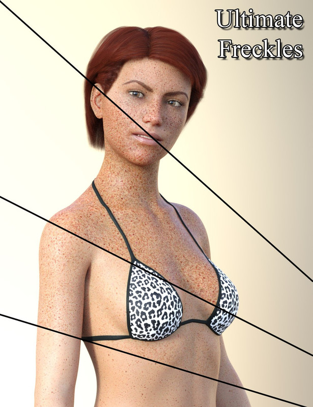 ultimate freckles for genesis 8 and 3 females and males 00 main