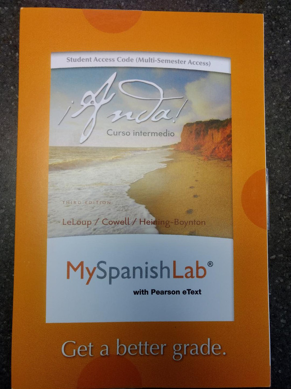 Anda! Curso Interm. Myspanishlab(2 Sem)
