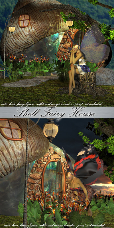 AJ Shell Fairy House