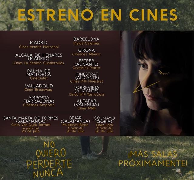 LA PELÍCULA “NO QUIERO PERDERTE”, DE ALEJO LEVIS, LLEGA HOY A LOS CINES CON DISTRIBUCIÓN DE BEGIN AGAIN FILMS