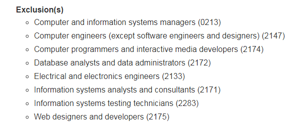 Noc Code 2173 Roles And Responsibilities