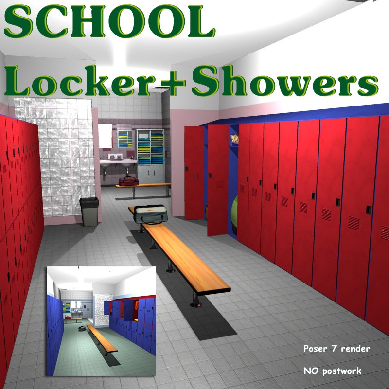 SCHOOL Locker with Showers