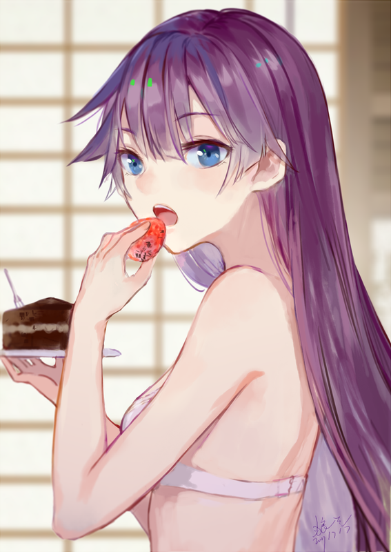 senjougahara_hitagi_bakemonogatari_and_monogatari_series_drawn