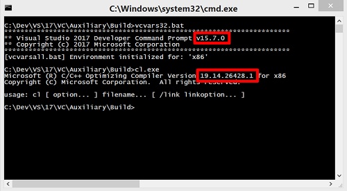Microsoft Visual Studio 2017 Build Tools 15.7.4 x86