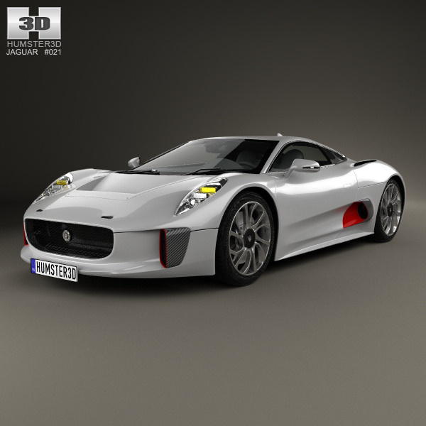 Jaguar C-X75 2013 3D model