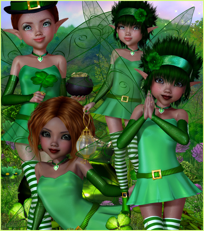 Little Irish Fairy Graphics