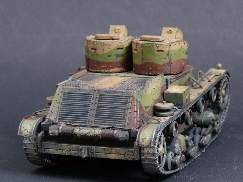 VICERS E MK. A 戦車キット 1:35 German Vickers E Mk A Twin Turret - Built 1/35 | eBay