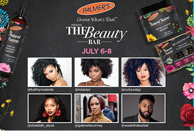 Visit Palmer's Beauty Bar for Hands On   Styling, Henna & giveaways. Enter to Win a Concert Prize Pack.