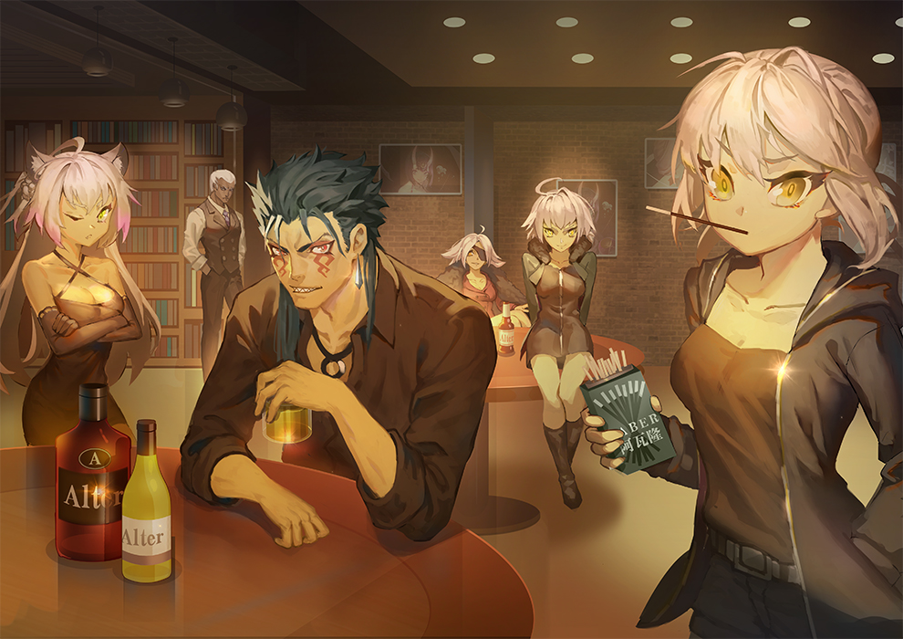 artoria_pendragon_cu_chulainn_alter_dahut_emiya_alter_francis