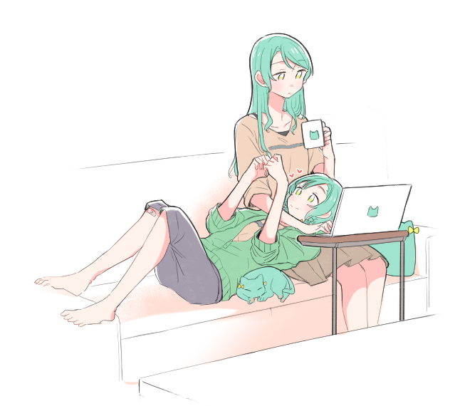 hikawa_hina_and_hikawa_sayo_bang_dream_drawn_by_bowwow_hamju94