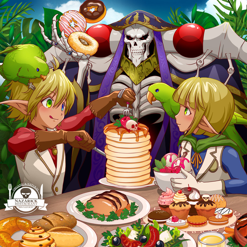 ainz_ooal_gown_aura_bella_fiora_and_mare_bello_fiore_overlord