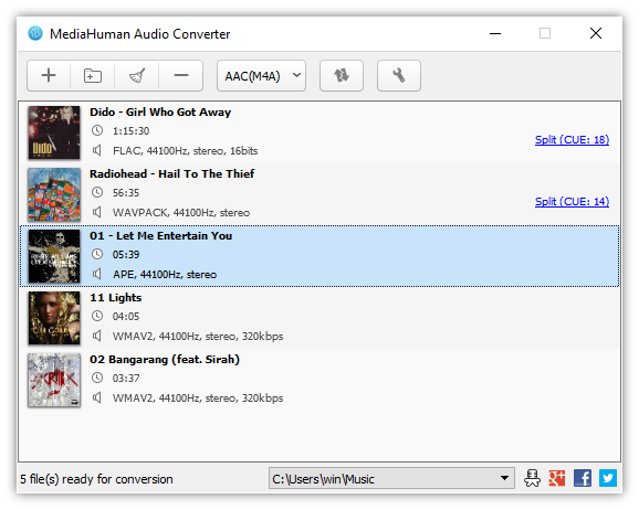 Mediahuman Audio Converter Qt Ffmpeg Based Audio Utility The Portable Freeware Collection Forums