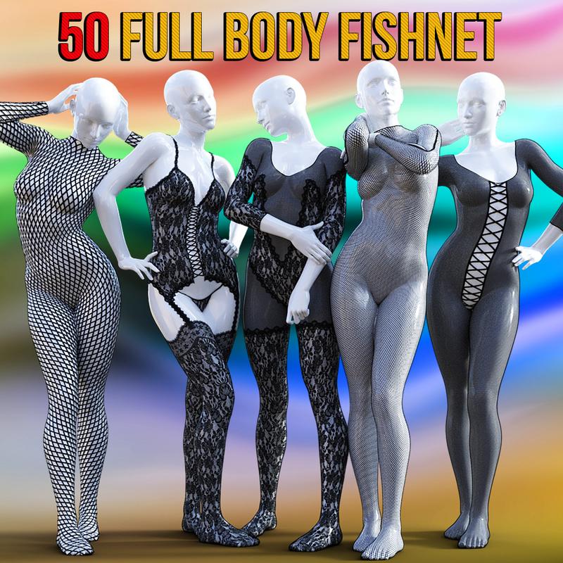 50 Full Body Fishnet for G8F