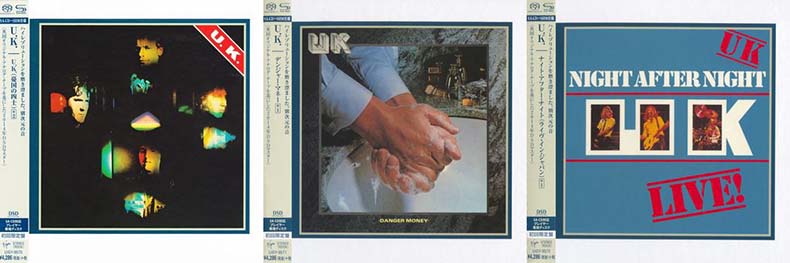 U.K. - 3 Albums (1978-1979) [2014, Japanese SHM-SACD, Hi-Res SACD Rip]