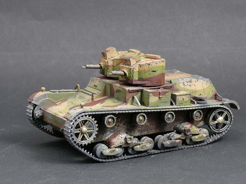 VICERS E MK. A 戦車キット 1:35 German Vickers E Mk A Twin Turret - Built 1/35 | eBay