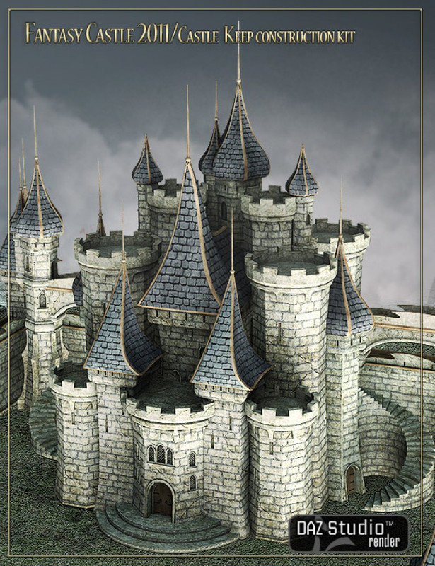 fantasy castle 2011 castle keep large