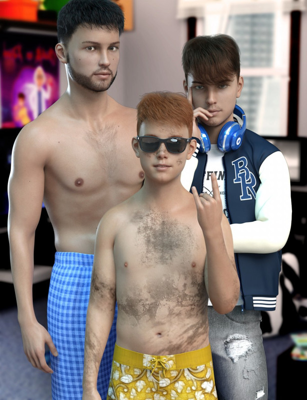 Brothers’ Bundle for Genesis 8 Male