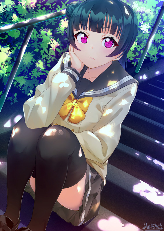 tsushima_yoshiko_love_live_and_love_live_sunshine_drawn_by_mar