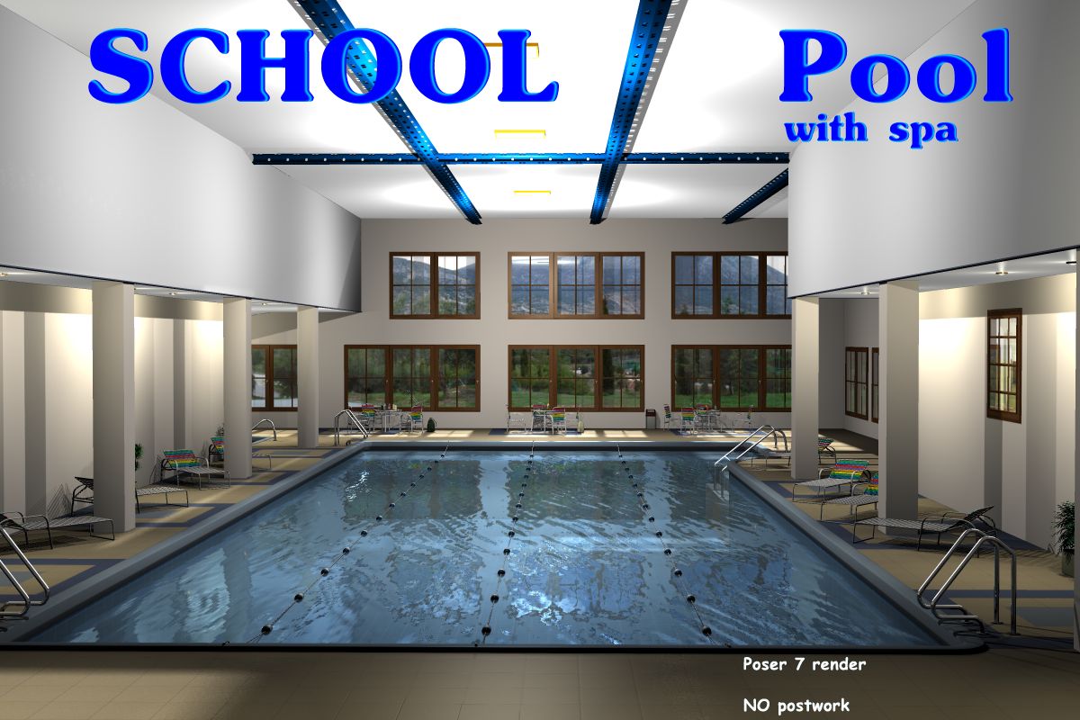 SCHOOL Pool with spa