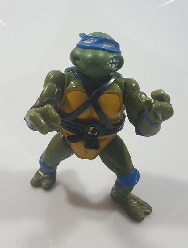 Vintage 1988 TMNT Leonardo Action Figure Playmates Teenage Mutant Ninja ...