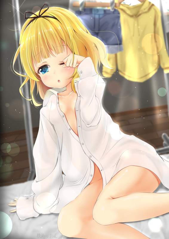 kirima_sharo_gochuumon_wa_usagi_desu_ka_drawn_by_maru_shion_4