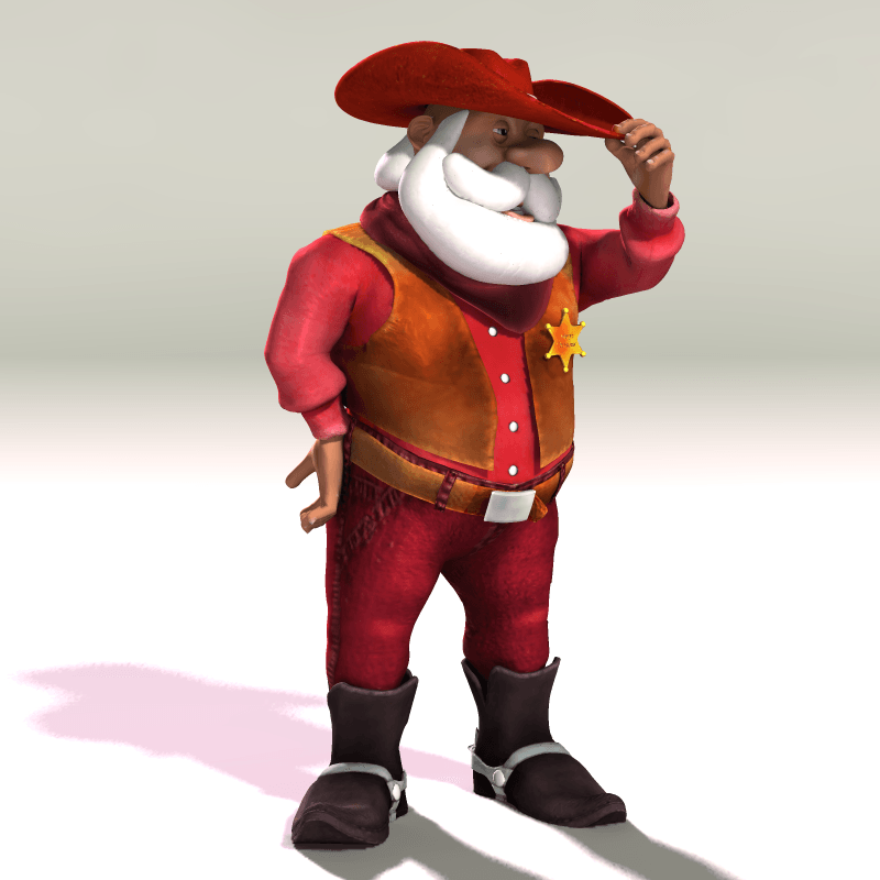 Wild West Santa