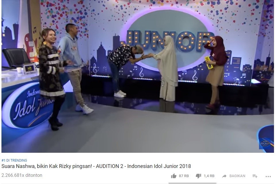 Suasana Audisi Indonesian Idol Junior