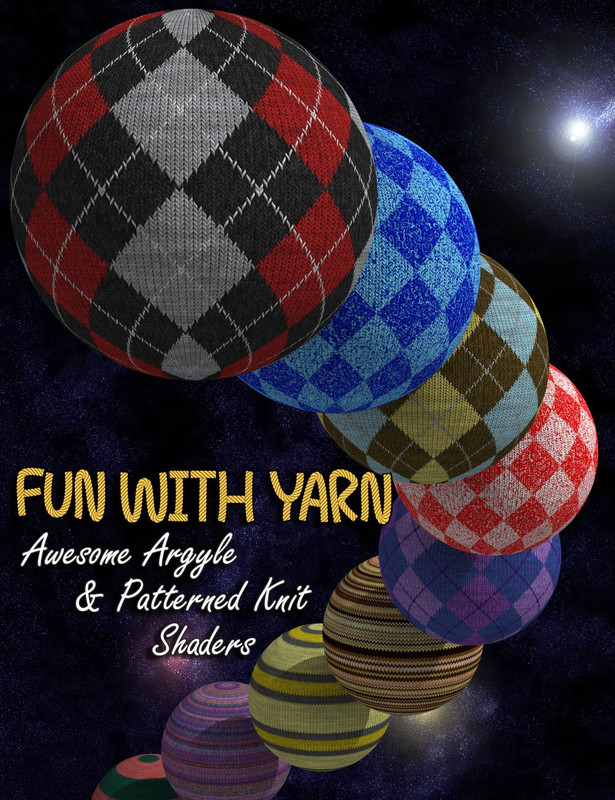 Fun With Yarn - Awesome Argyle and Patterned Knit Shaders [repost]