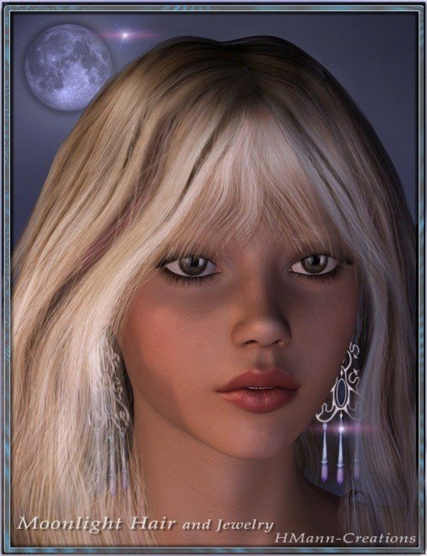 moonlight hair jewelry pack large